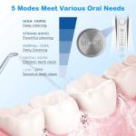 Rechargeable Ultrasonic Water Flosser Electric 1200-1400 Times/Min