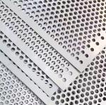 Stainless steel or aluminum perforated sheet China factory perforated panel low
