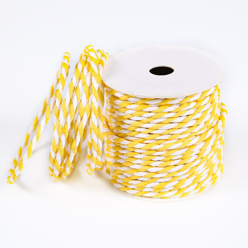 Biodegradable Craft Paper Rope Medium Strength Christmas Twisted Paper Rope 100m