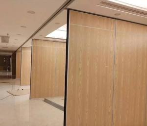 China Conference Room Movable Partition Walls , 65 mm Sliding Door Roller Soundproof Room Dividers factory