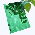 304 0.6mm thick mirror PVD green color stainless steel sheet water ripple