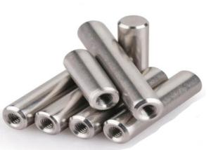China Stainless Steel SS A2-70 A2-80 Round Parallel Dowel Pin With Internal Thread DIN7979 factory