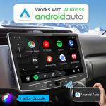 10inch Touch Screen FM Bluetooth Carplay Android Audio/Backup Camera Car Stereo