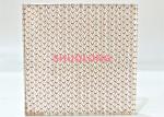 Bronze Glass Laminated Wire Mesh Copper Weave Metal Fabric For Interior