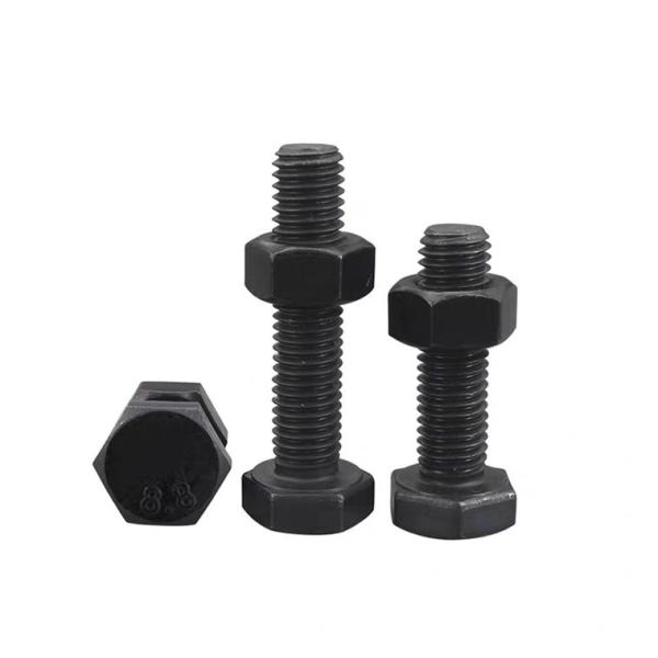 ZINC Finish 8.8 Grade Hex Bolts and Nuts M6-M36 M10 DIN933 934 for Industrial