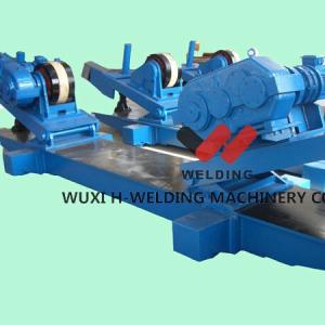 China 60T Conventional Bolt Adjustable Welding Rotator Rubber Wheel Lubrication System factory