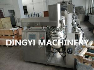 China 100L Cream Vacuum Mixer Machine HMI Control Stainless Steel 316L ABB Motor factory