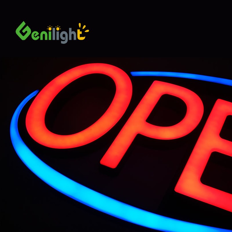 76*36 Open LED Neon Sign Advertising Display Board for Window 7636D-001