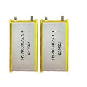 China 705070 Li Ion Polymer Battery 3.7V 3000mAh Battery For Tablet factory