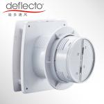 Deflecto Bathroom Ventilation Fan 4'' 10mm / 6'' 150mm White Sensor Exhaust Fan