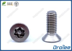 China Stainless Steel Flat Head Torx Security Screws factory