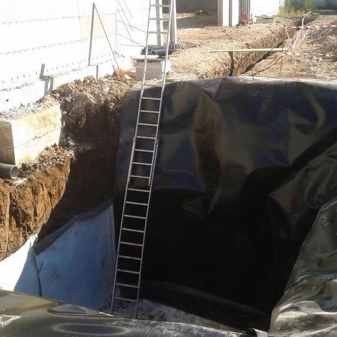 Fish Pond HDPE Geomembrane Liner Length 50-200m for Landfill and Pond Lining Solutions