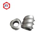 Type65 PE PVC PP Bimetallic Twin Plastic Extruder Screw Element Wr30 Dog Food