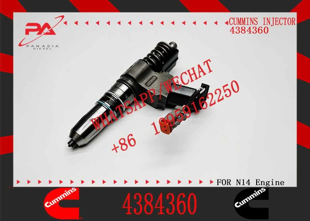 Factory OEM Quality Brand New Diesel Common Rail Fuel Injector Assembly 4307516 3087560 4384360 For C Ummins N14 Engine