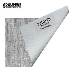China 100% Polyester Blackout Roman Shades Fabric For Window Decoration factory