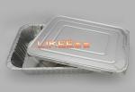 Wrinkle wall 750ml Aluminium Foil Food Container No Color Fade