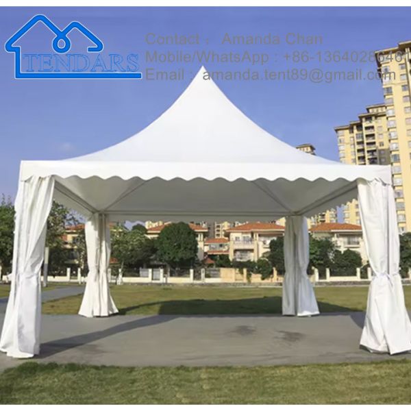 Outdoor PVC Cover Canopy Aluminium Exhibition Pagoda Tents For Wedding Party，Trade Show and so on