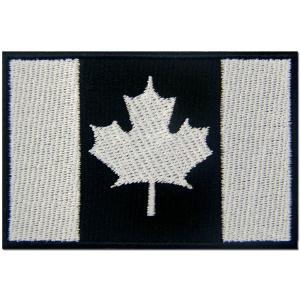 China Canada Flag USA Embroidered Cloth Badges Patches Felt Paper Backing factory
