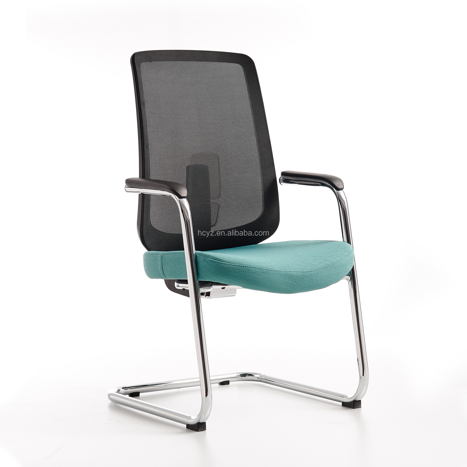 Mid Back Staff Office Chairs Mesh Conference Room Chair with Metal Foot and Free Shipping
