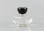 Fashion Crystal Small Glass Perfume Bottles , Clear Empty Perfume Bottles