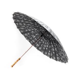 China 42 Inch Arc 24 Fiberglass Ribs Rattan Straight Handle Umbrella factory