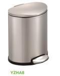 Sustainable Stainless Steel Trash Can Induction Type Recycling Pedal Bin