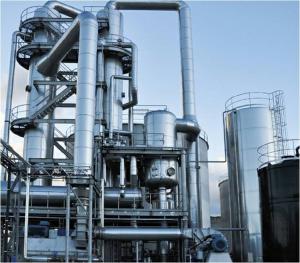 China Ethanol Crystallizer MVR SS316L Single Effect Falling Film Evaporator factory