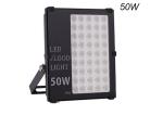 Optical Lens LED Outdoor Flood Light Fixtures , Industrial LED Flood Lights 80