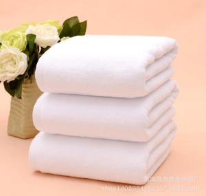 China 3 Star Hotel Bath Towel, White Plain Terry Towel 70*140cm, 400gsm for Wholesale with competitive price factory