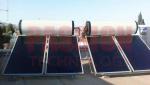 Compact Flat Plate Solar Water Heater Blue Film Coating Solar Collector