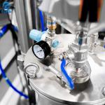 High Speed 50L Cosmetic Powder Mixer Machine With Oil Spraying Device