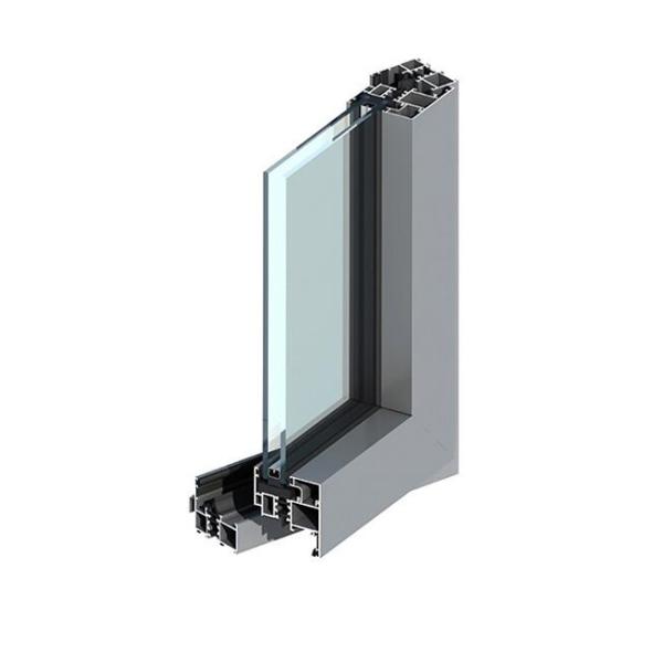 Double Glazed 6063 Aluminium Window Extrusion Profiles , 6061 Aluminium Sliding