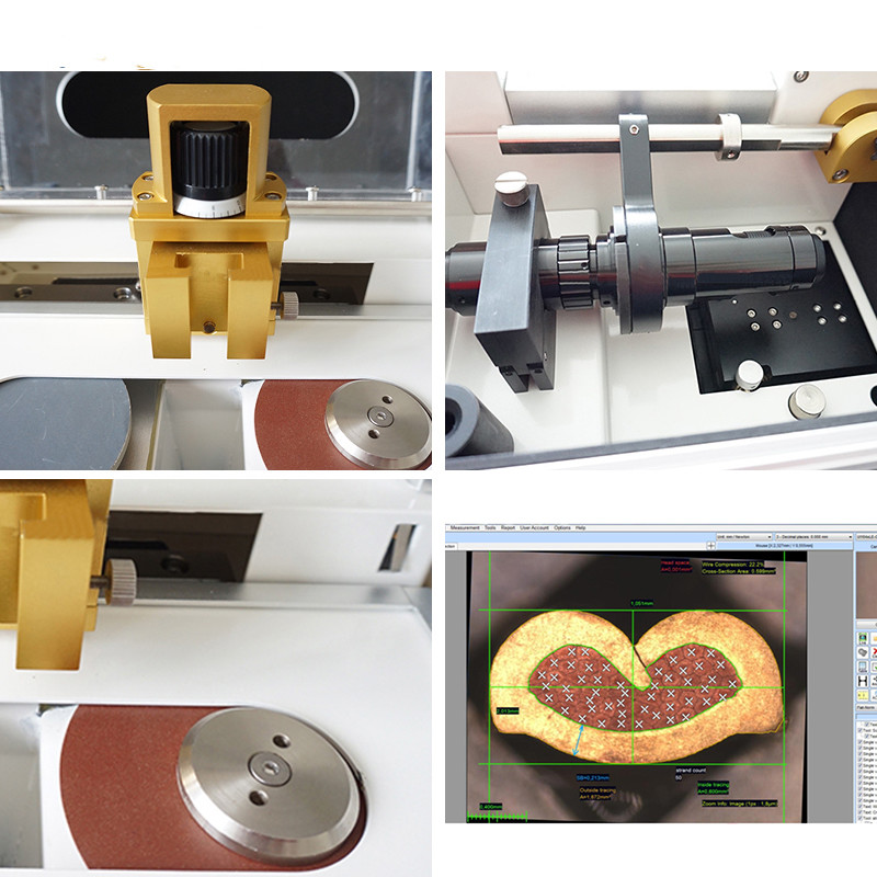 Portable Terminal Cross Section Analyzer , Crimp Cross Section Analysis Test
