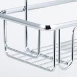 Stainless Steel Wall Mounted Bathroom Wall Shelf No Drilling 28.2*11.5*10.6cm