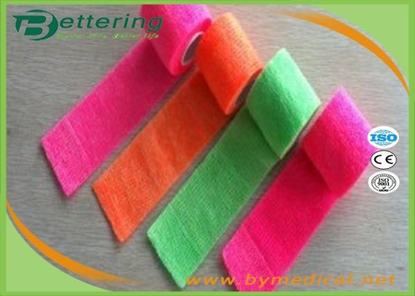 Neon Colour Non Woven Self Adhesive Tape Cohesive Bandage Coflex tape Horse