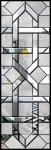Interior Wood Doors Classical Art Glass Panels Thermal Sound Insulation