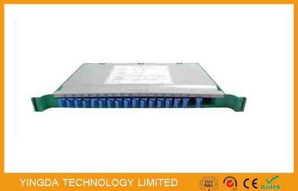 Metal Plastic 1x64 Fiber Optic PLC splitter Cassette 19 inch In Odf Rack ,