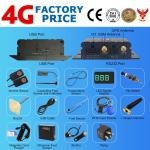 5m Accuracy LED Indicator Speed Alarm 4G GPS Tracker 24v