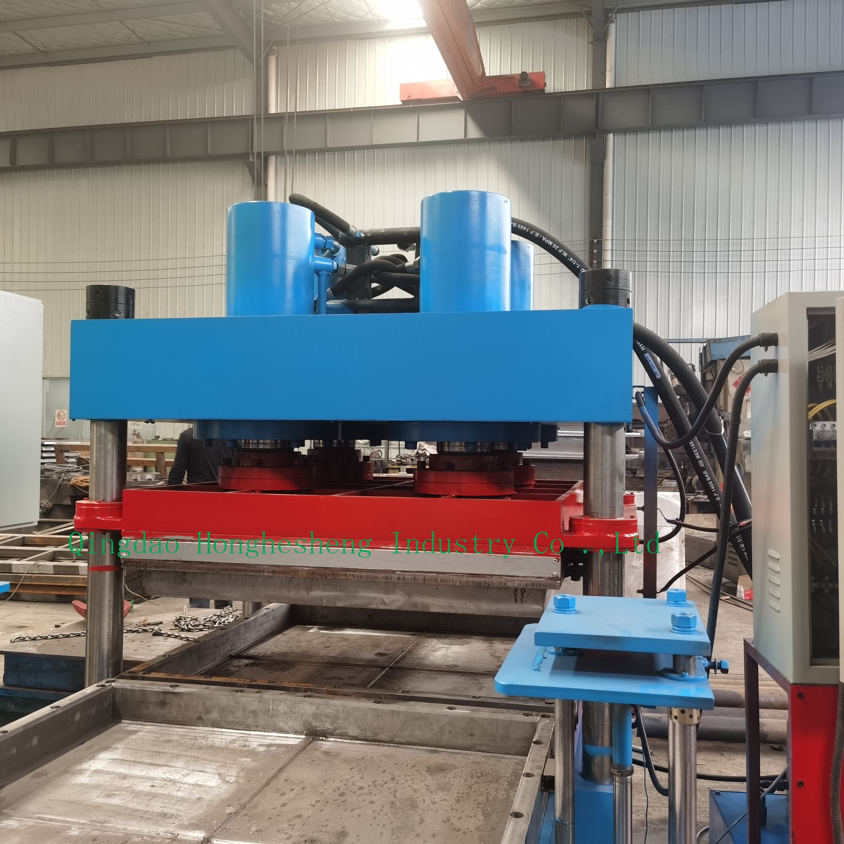 EPDM Rubber Flooring Mat Vulcanizing Press