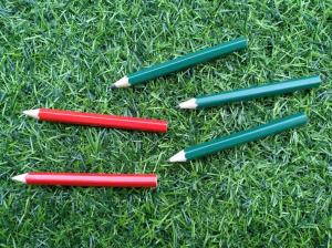 China hexagon golf pencil , Hexagonal golf pencil , golf pencil , wooden pencil  eraser , wood golf pencil on sale
