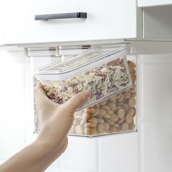 Modern Style Large Capacity Dry Airtight Food Container Plastic Sealed Jar for
