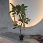 Insect Resistant Lifelike Artificial Plants Artificial Datura Tree For Home