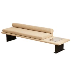China Light Luxury Metal Fabric Sofa Stool Shoe Change Bedside Cloakroom Bench ODM factory