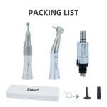 Straight Nose Dental Handpiece Unit 0.3-0.35Mpa With Air Motor