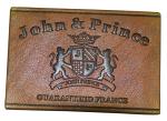 Brown Embossed Leather Patches For Jeans With Personalized Logo