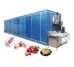 Customizable IQF Tunnel Freezer For Frozen Fries Production 1000kg/H