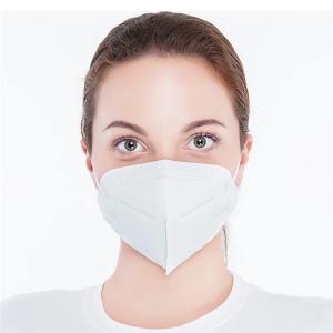 China Vertical Fold Flat Foldable FFP2 Mask customized Medical Disposable Face Mask factory