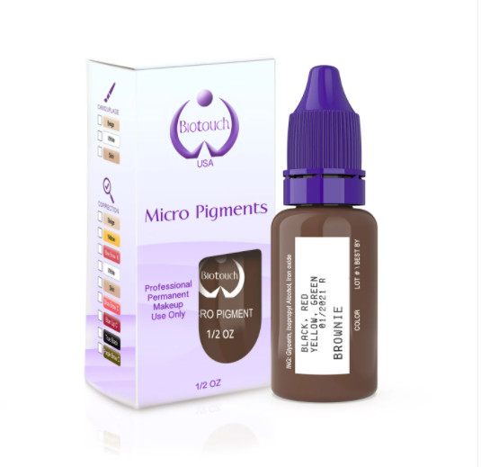 Biotouch Micro Pigment Brownie Pigment Color Permanent Makeup Microblading Supplies Eyebrow Shading MicrGel polishgmentation