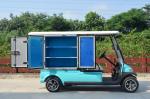Enclosed Utility Cart-Rear Cargo Box With 48 V Trojan Battery