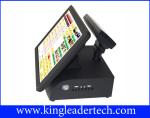 Compact 15 " Black Pos Touch Terminal For Restaurant , Bar , Pub , Nightclub